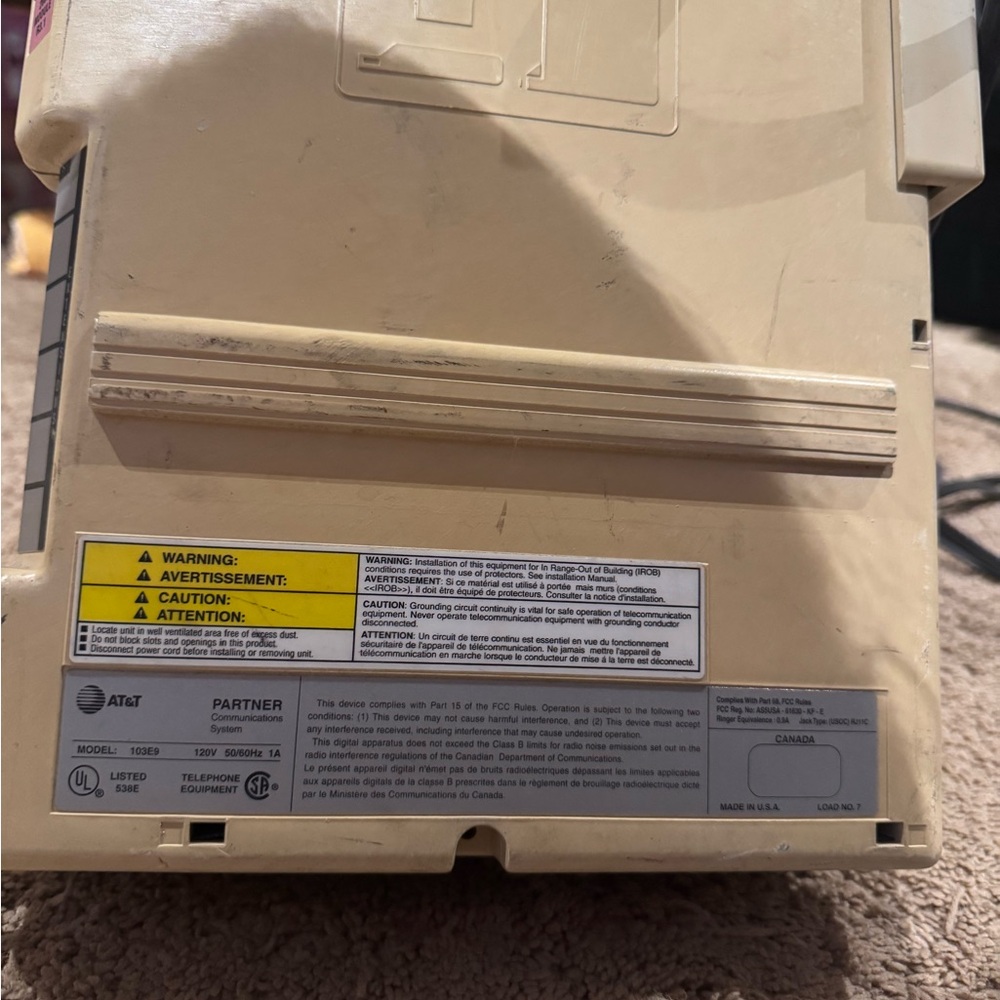 AT&T Powerline Networking Device - Cream